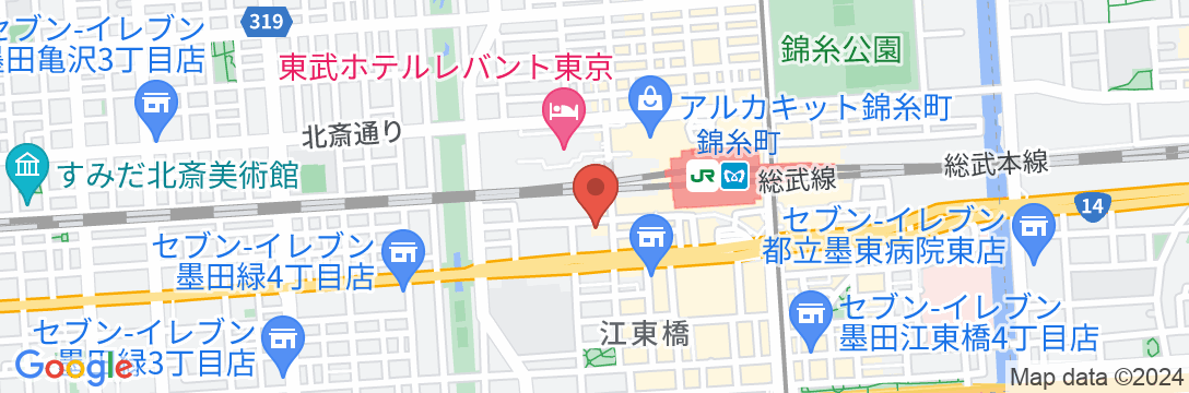 相鉄フレッサイン 東京錦糸町の地図