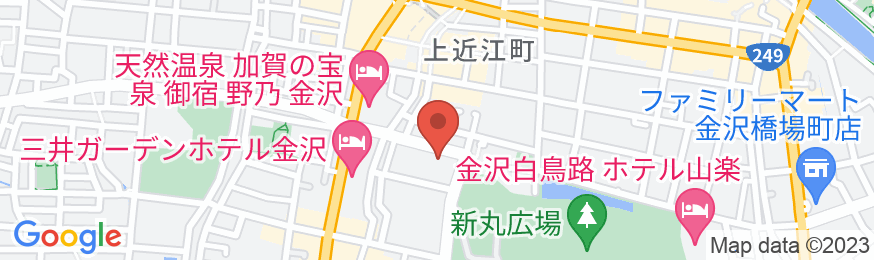 雨庵 金沢の地図