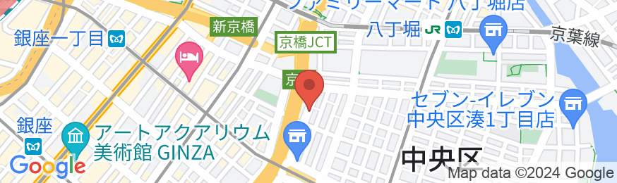 IMANO TOKYO GINZA HOSTELの地図
