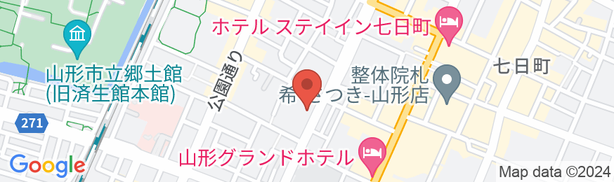 旅館仙台屋の地図