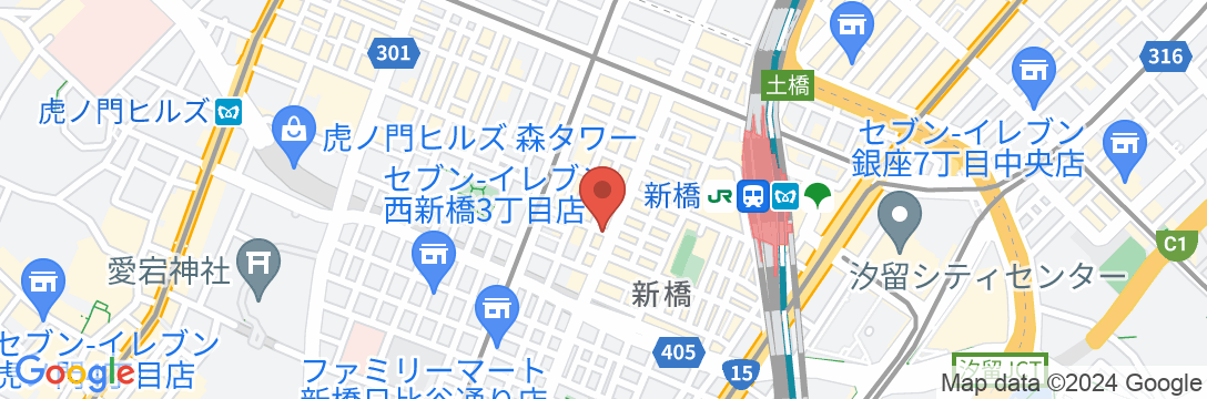 CANDEO HOTELS(カンデオホテルズ)東京新橋の地図