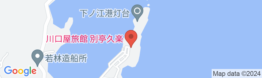 川口屋旅館別亭 久楽の地図