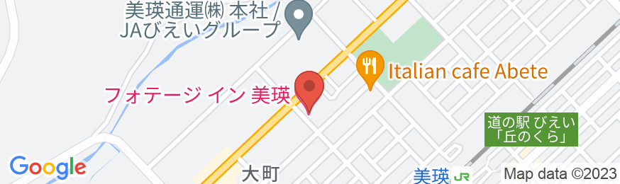 Phottage inn Biei(フォテージ イン ビエイ)の地図