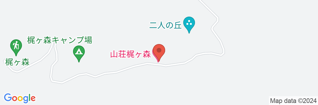 山荘梶ヶ森の地図