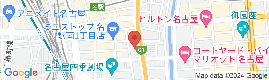 ホテルリブマックス名駅の地図