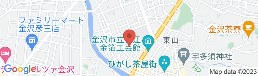 金沢ゲストハウスハクカの地図