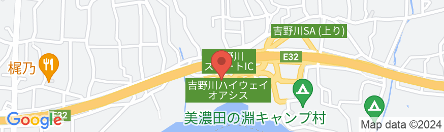 ファミリーロッジ旅籠屋・吉野川SA店の地図