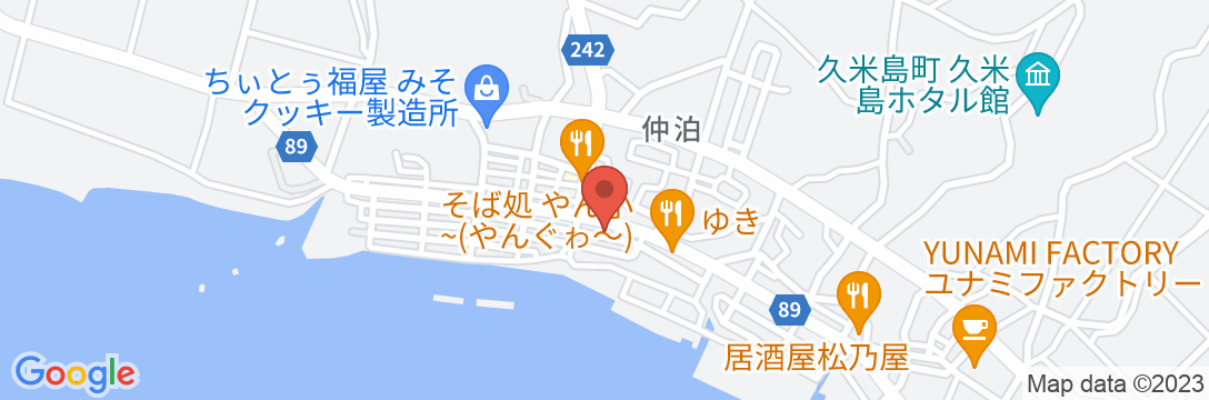 民宿糸数<久米島>の地図