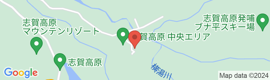 志賀山温泉 ホテル ベルグの地図