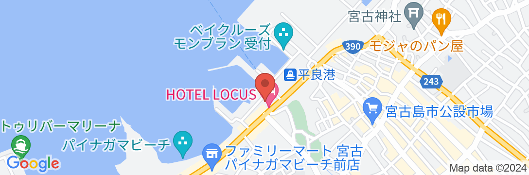 ホテル ローカス <宮古島>の地図