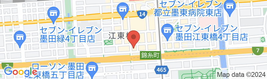 モクシー東京錦糸町(マリオットグループ)の地図