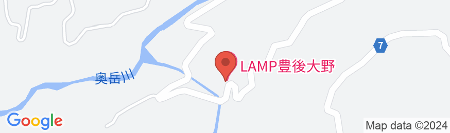 LAMP豊後大野の地図