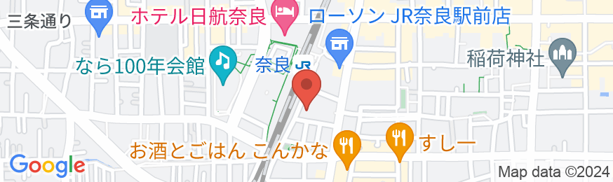 スマイルホテル奈良の地図