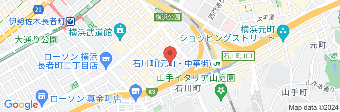 A YOKOHAMAの地図