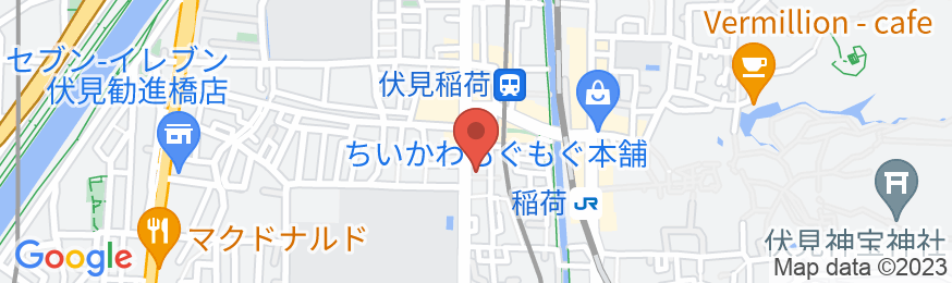 ゲストハウス MEGURI 稲荷の地図