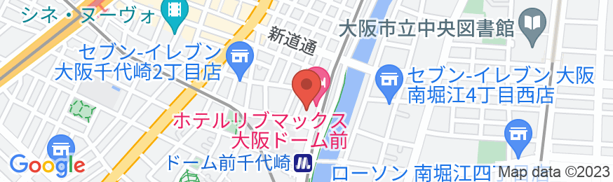 ホテルリブマックス大阪ドーム前の地図