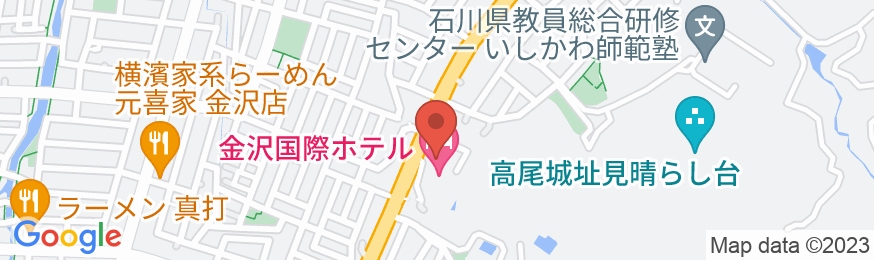 金沢国際ホテルの地図