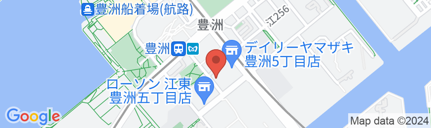 ホテルリブマックス豊洲駅前の地図