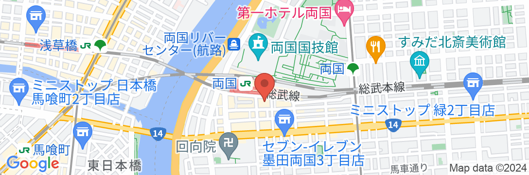 D-HOSTEL RYOUGOKUの地図