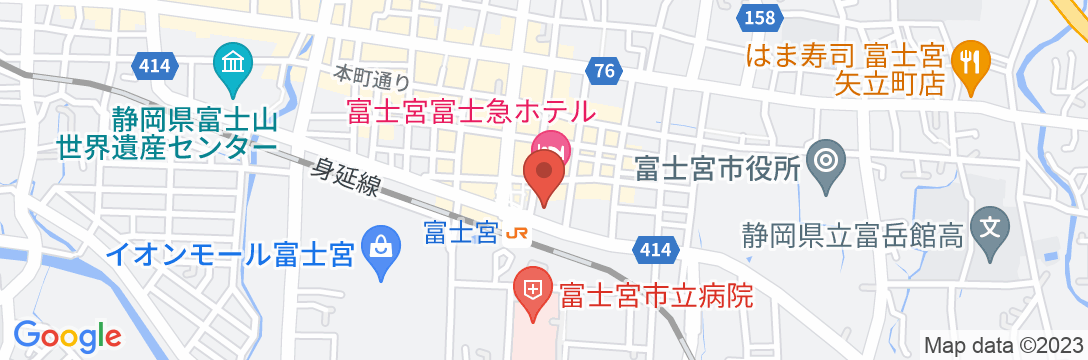 くれたけインプレミアム富士宮駅前の地図