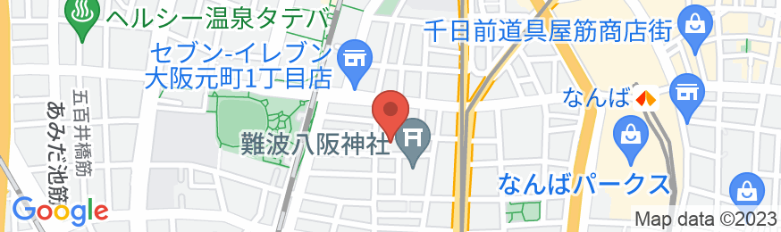 ホテルWBFなんば元町の地図