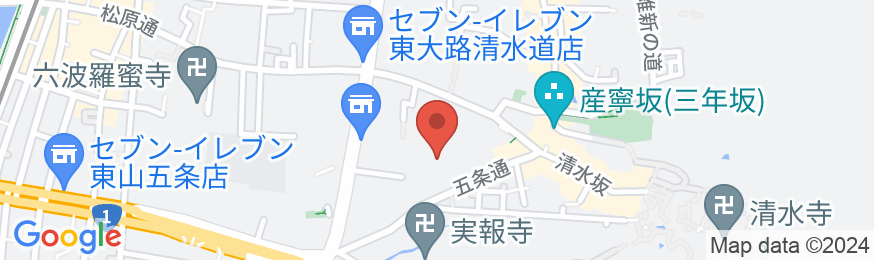 清水小路 坂のホテル京都の地図