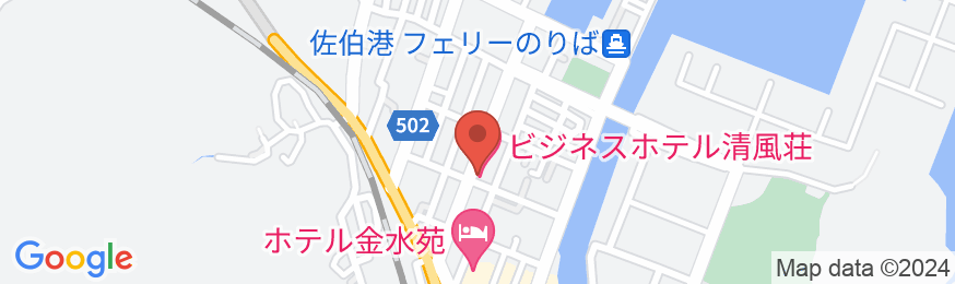 ビジネスホテル 清風荘 <大分県>の地図