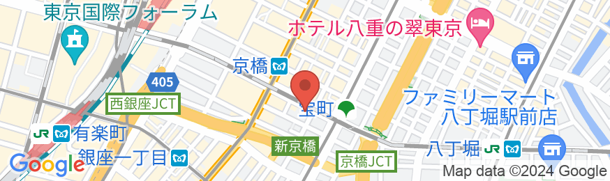 ホテルインターゲート東京京橋の地図