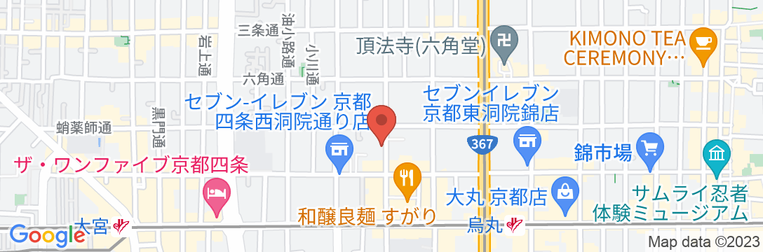 ホテルインターゲート京都 四条新町の地図