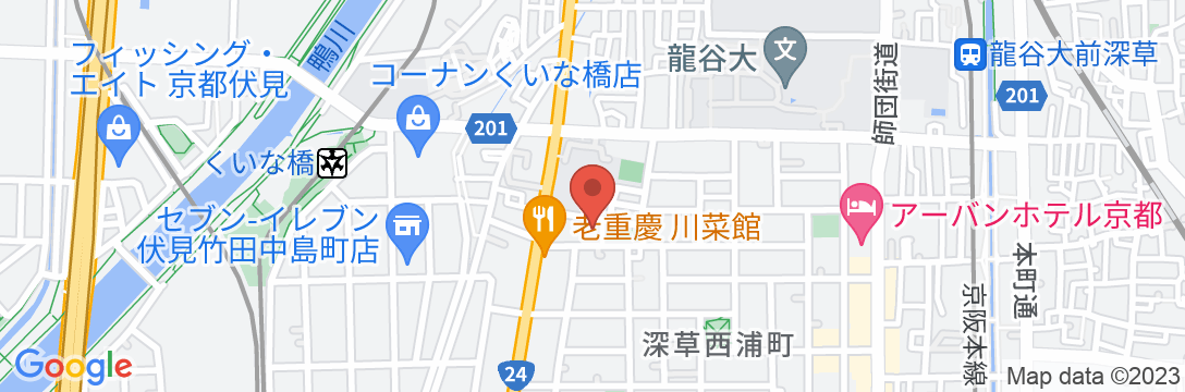 Cozy京都伏見の地図