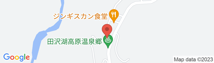 田沢湖高原温泉 田沢高原ホテルの地図