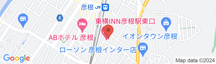 東横INN彦根駅東口の地図
