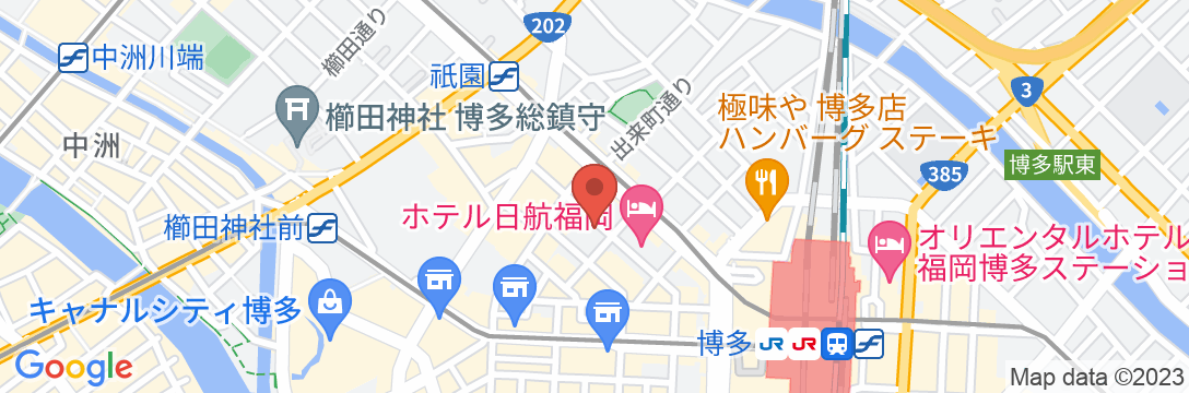 ネストホテル博多駅前の地図