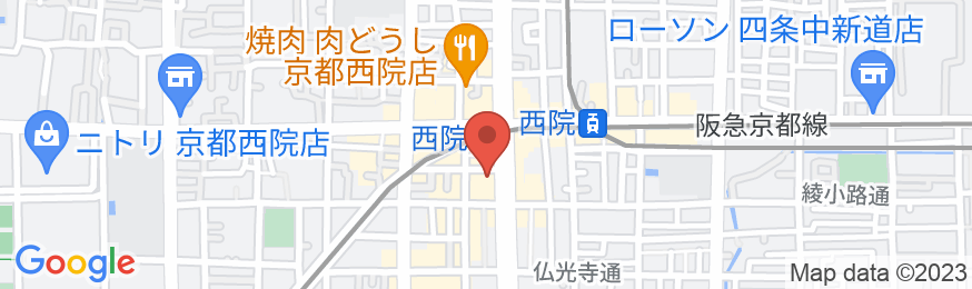 リノホテル京都の地図