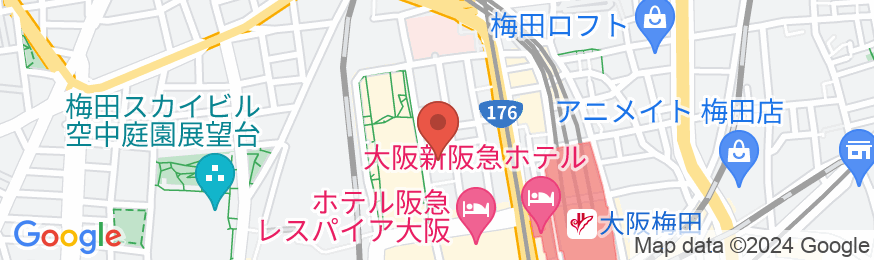 ホテルヴィスキオ大阪byGRANVIAの地図