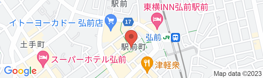 弘前ホテルの地図