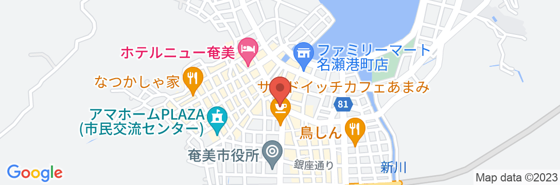 GOLDEN MILE HOSTEL<奄美大島>の地図