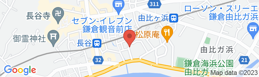AKAMA 鎌倉の地図
