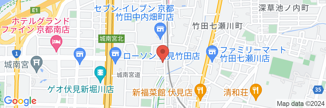 Miyako Inn Fushimiの地図