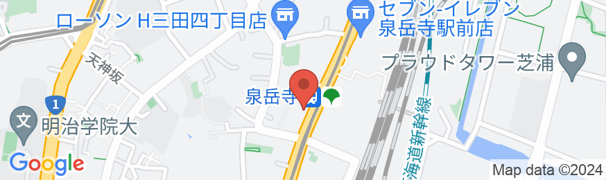 東急ステイ高輪(泉岳寺駅前)の地図
