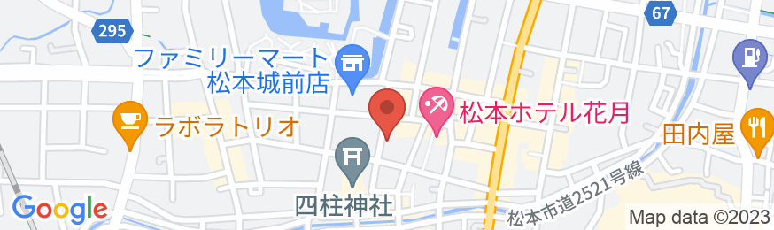 サザンクロスイン松本の地図