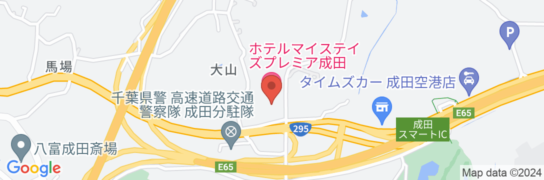 ホテルマイステイズプレミア成田の地図