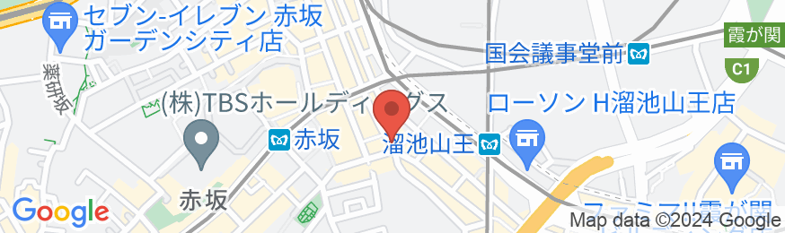 変なホテル東京 赤坂の地図