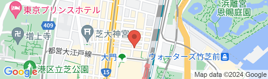 変なホテル東京 浜松町の地図