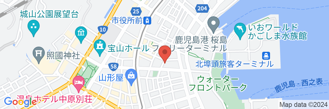 M104 Kagoshimaの地図