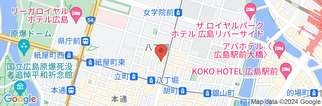 CANDEO HOTELS(カンデオホテルズ)広島八丁堀の地図