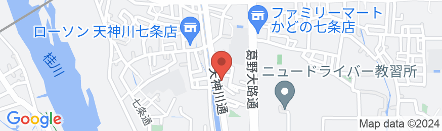 Guest House 古都音 KYOTOの地図