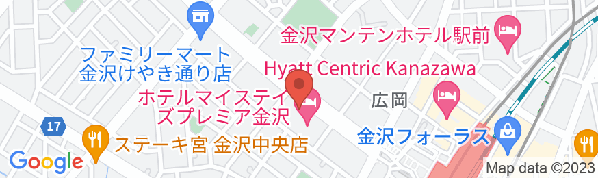 ホテルビスタ金沢の地図