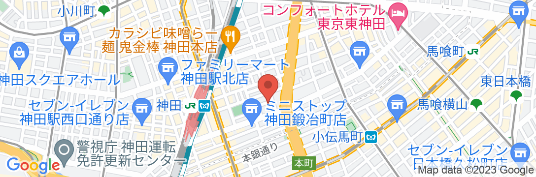 相鉄フレッサイン東京神田の地図