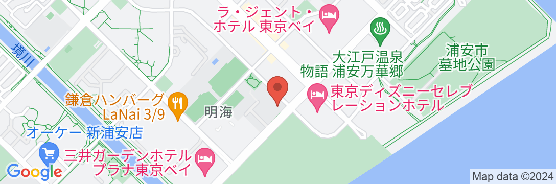 コンフォートスイーツ東京ベイの地図